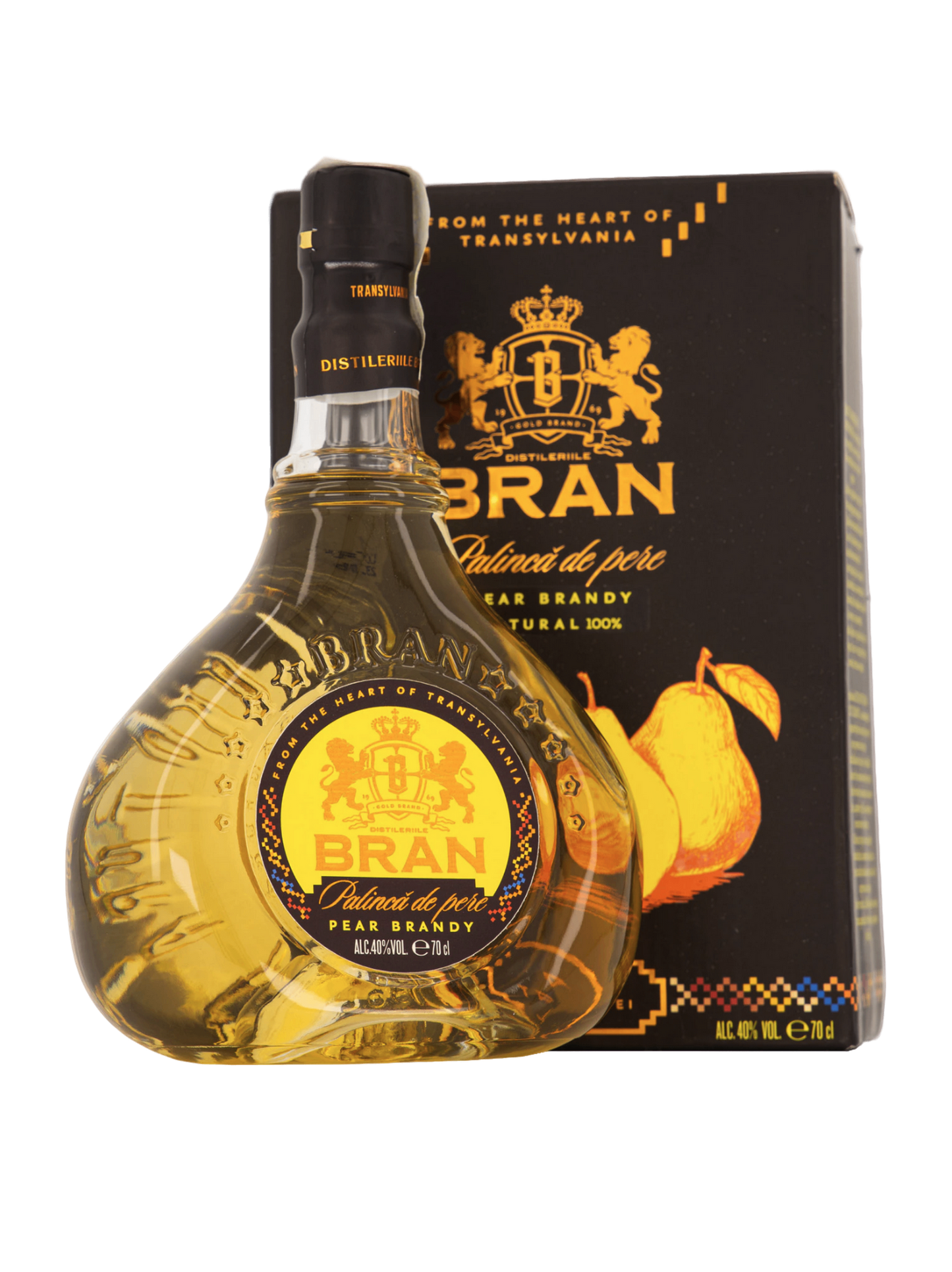 Bran Pear Brandy (Palinca pere / Pear palinka) 700ml