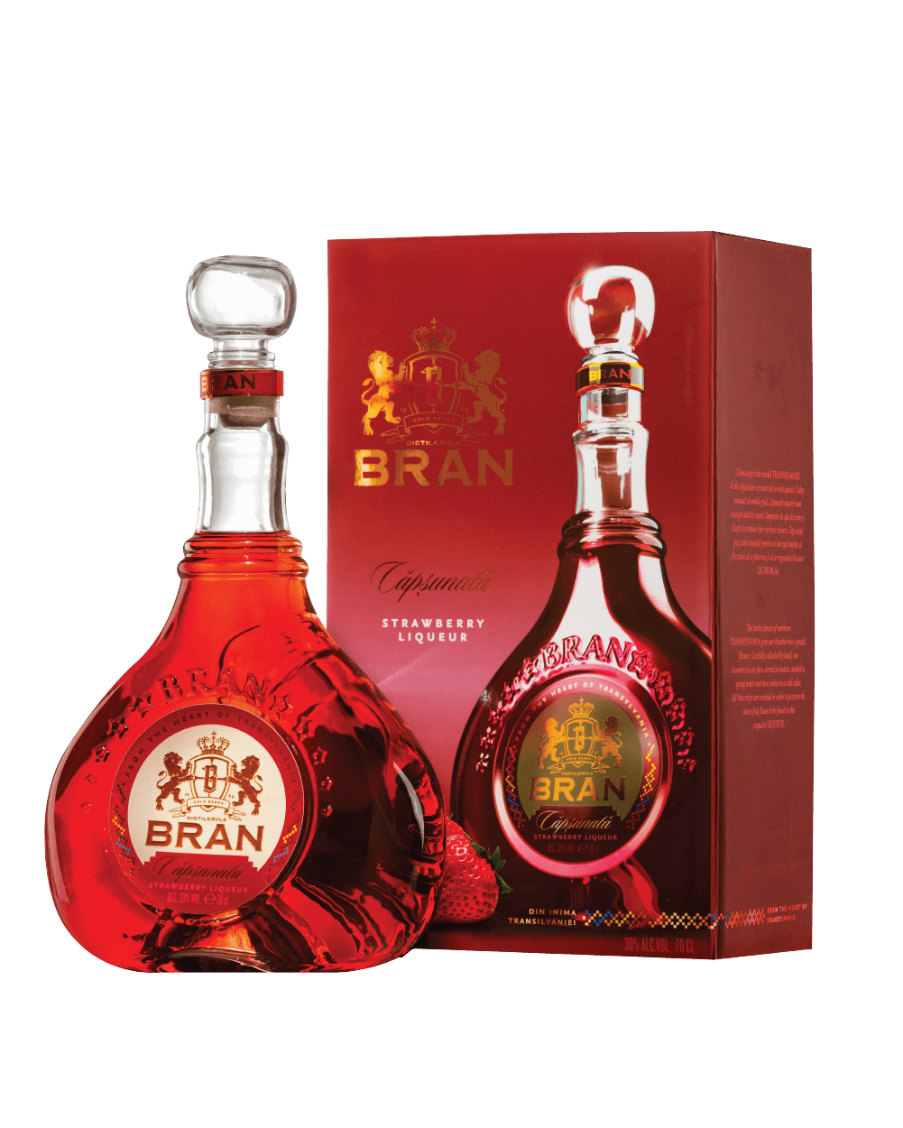 Bran Strawberry Liqueur (Capsunata) 700ml