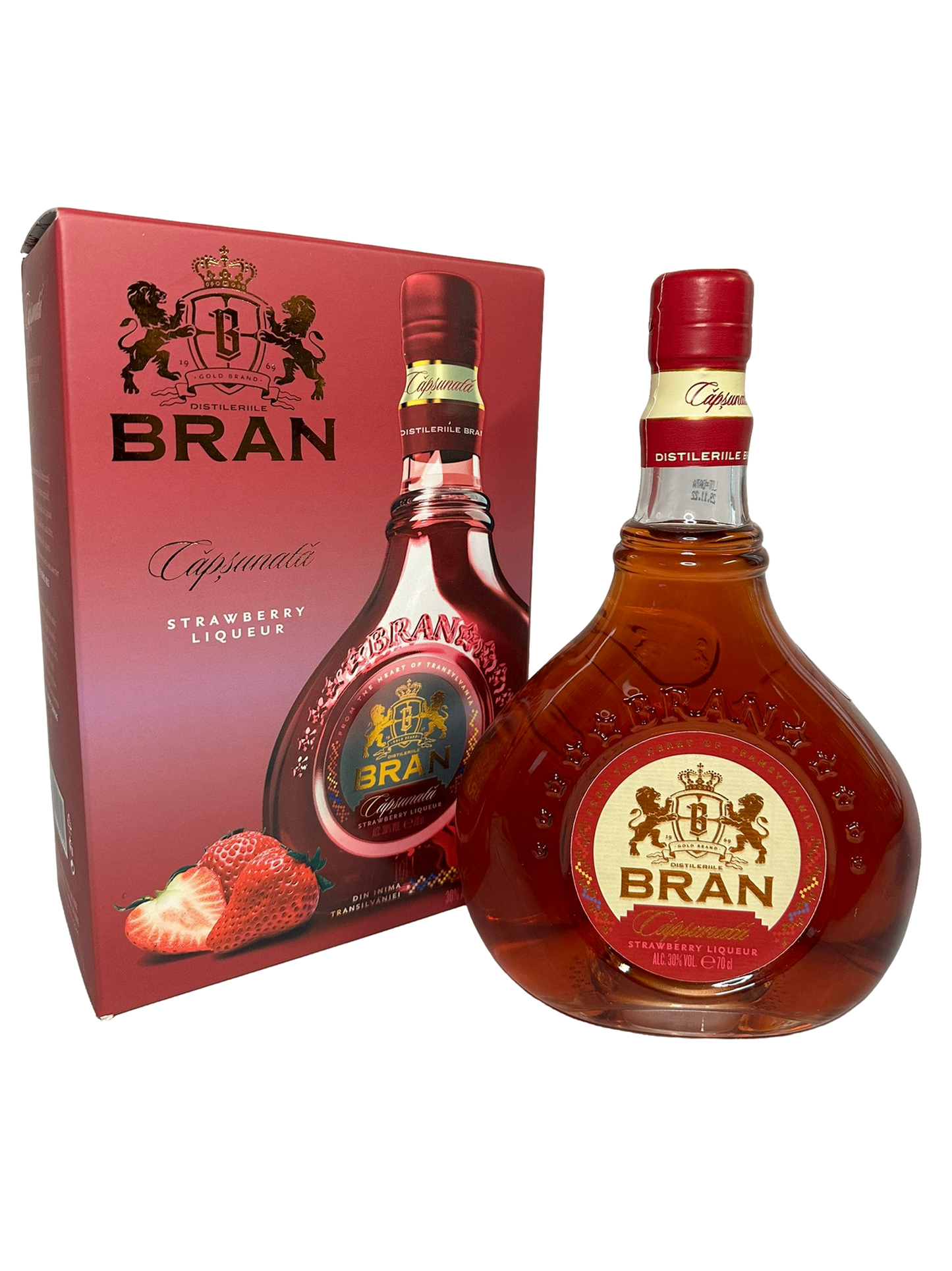 Bran Strawberry Liqueur (Capsunata) 700ml