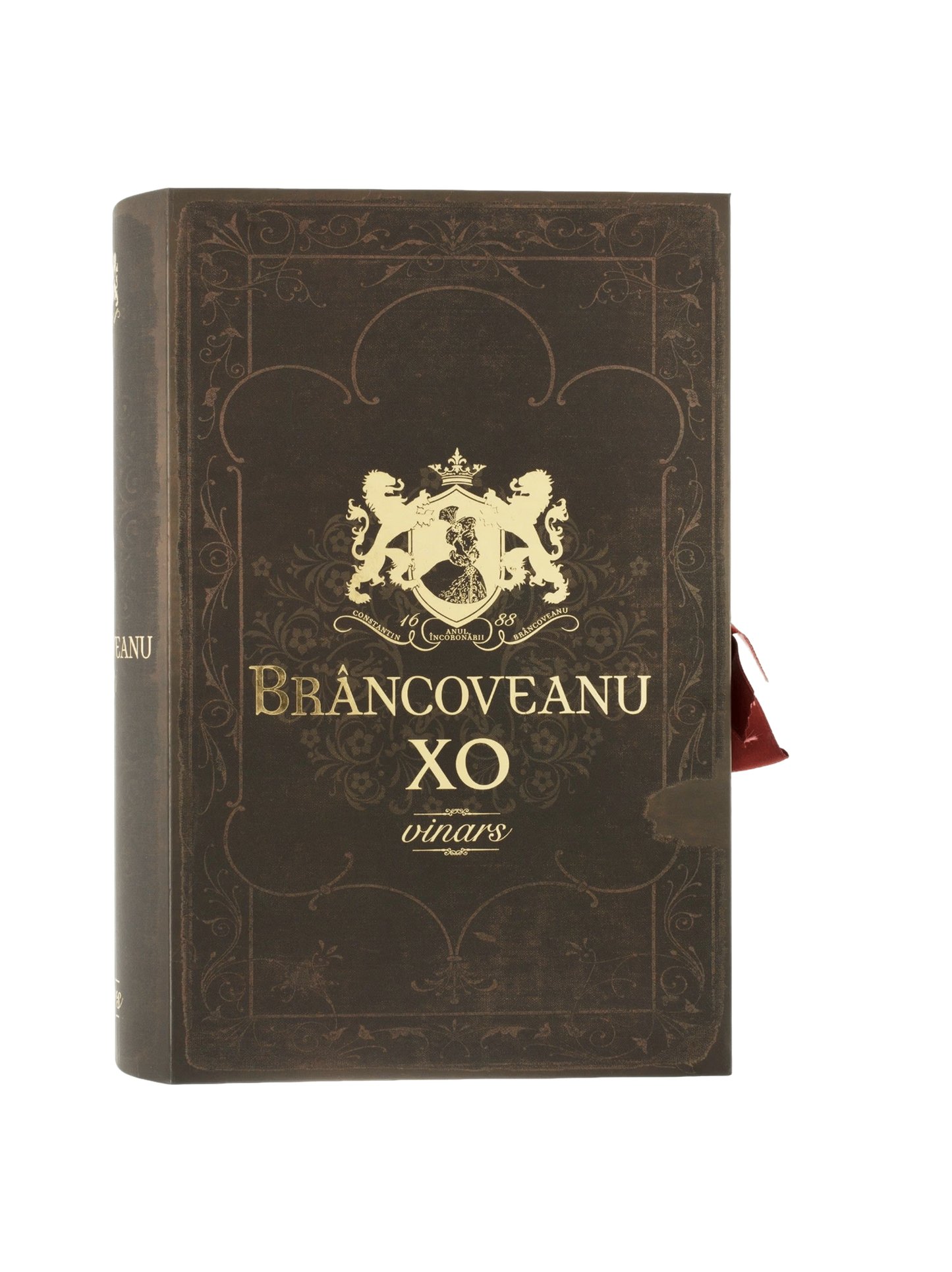 Brancoveanu XO Noble Brandy (Cognac / Coniac / Vinars) in a book / Brancoveanu Carte 700ml