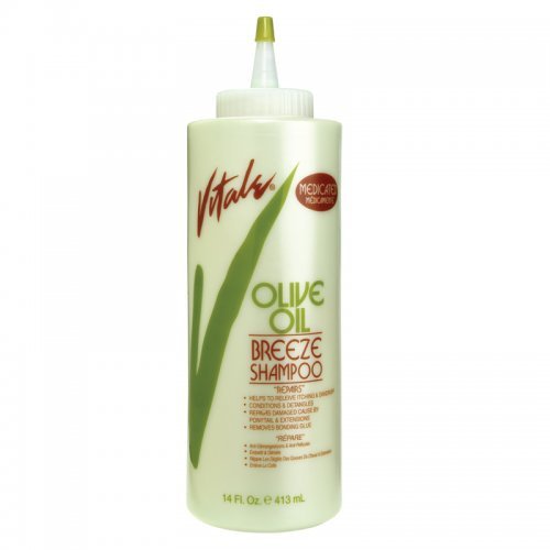 Vitale Olive Oil Breeze Shampoo: Nourishing & Hydrating for All Hair Types 155ml/5.24 oz