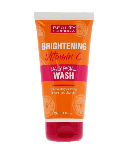 Beauty Formulas Brightening Daily Face Wash 5 oz / 150 ml - For Brighter, Even-Toned Skin