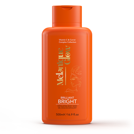 Melanique Glow Brilliant Bright Exfoliating Body Wash 16.9oz