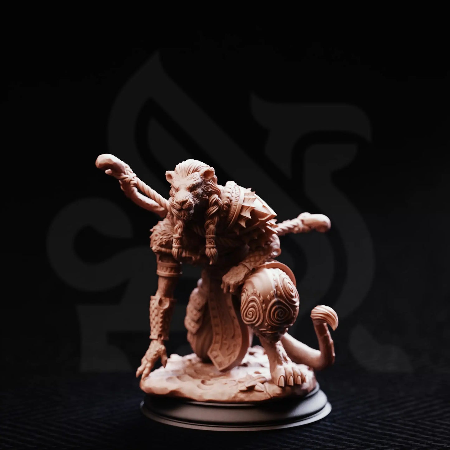 Bri’zani – Lionfolk Tracker - 3D Printed Ranger Miniature