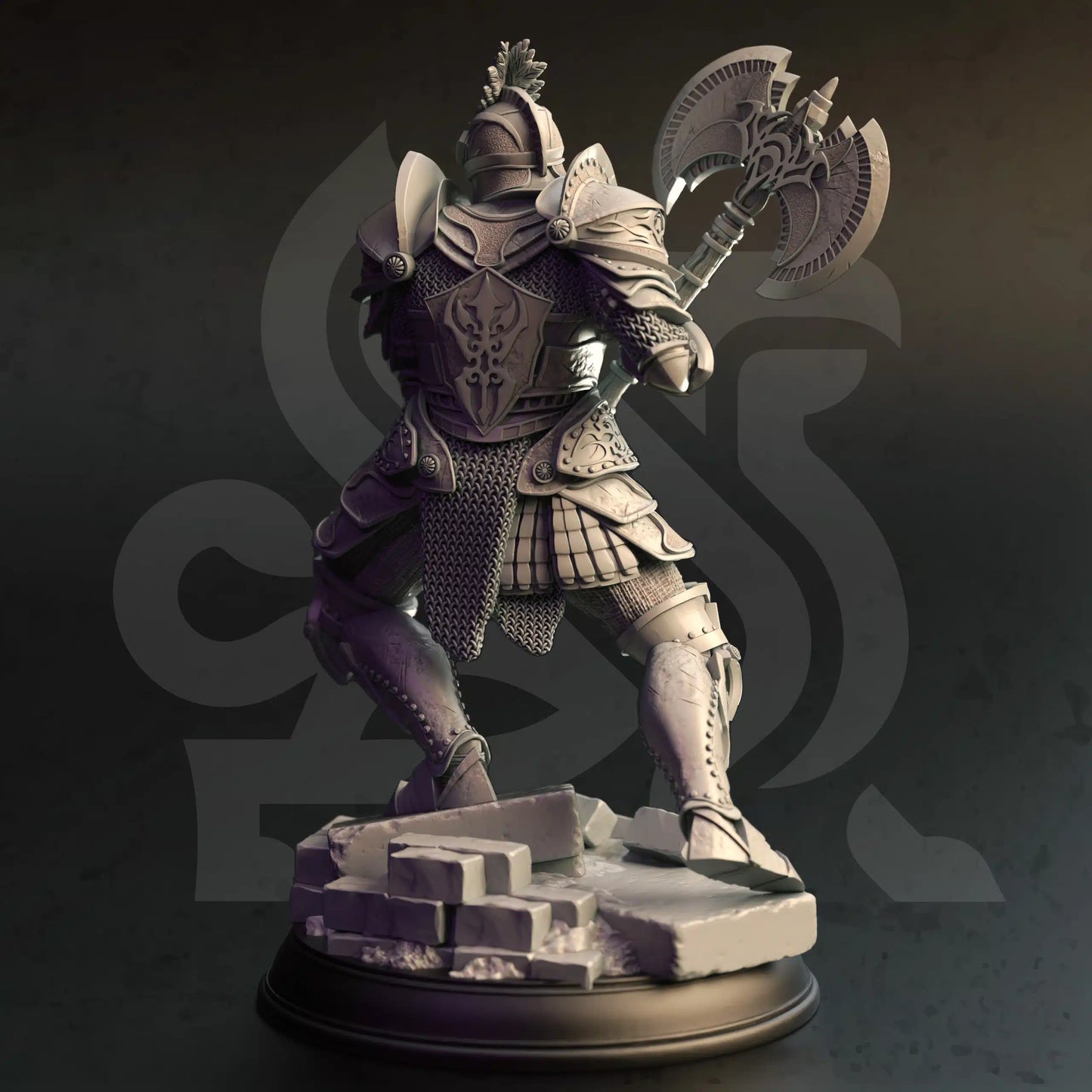 Brogvar – Champion of the Claw - 3D Printed Barbarian Miniature