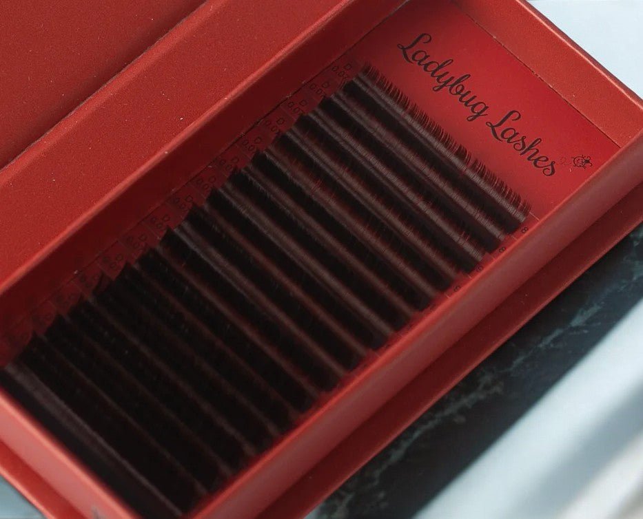 Brown Volume Lash Mixed Tray