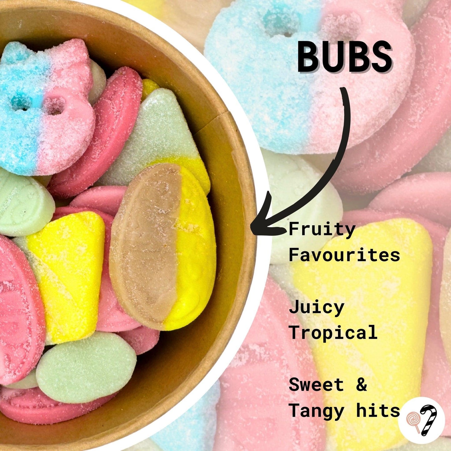 Bubs Sweets Candy Salad Bowl 700g