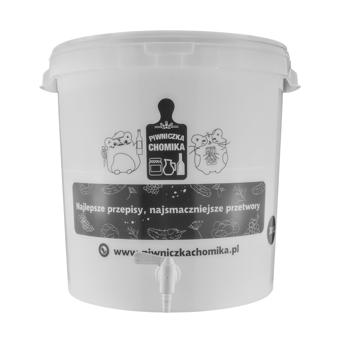 Home Brew Bucket 30L with Tap