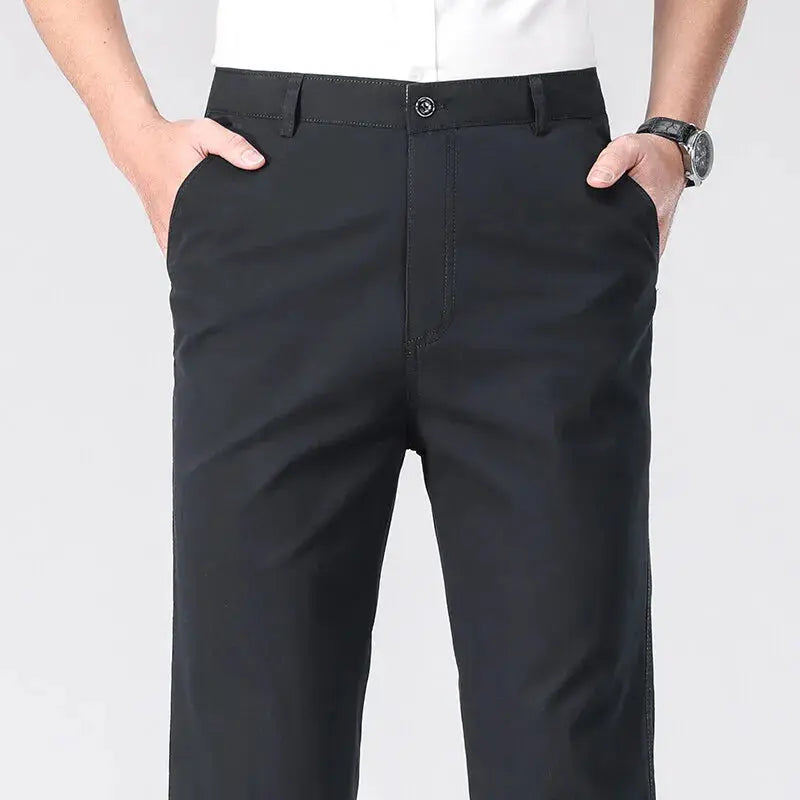 Business Casual Pants for Office (Black, Khaki, Grey, Navy, 29-40)