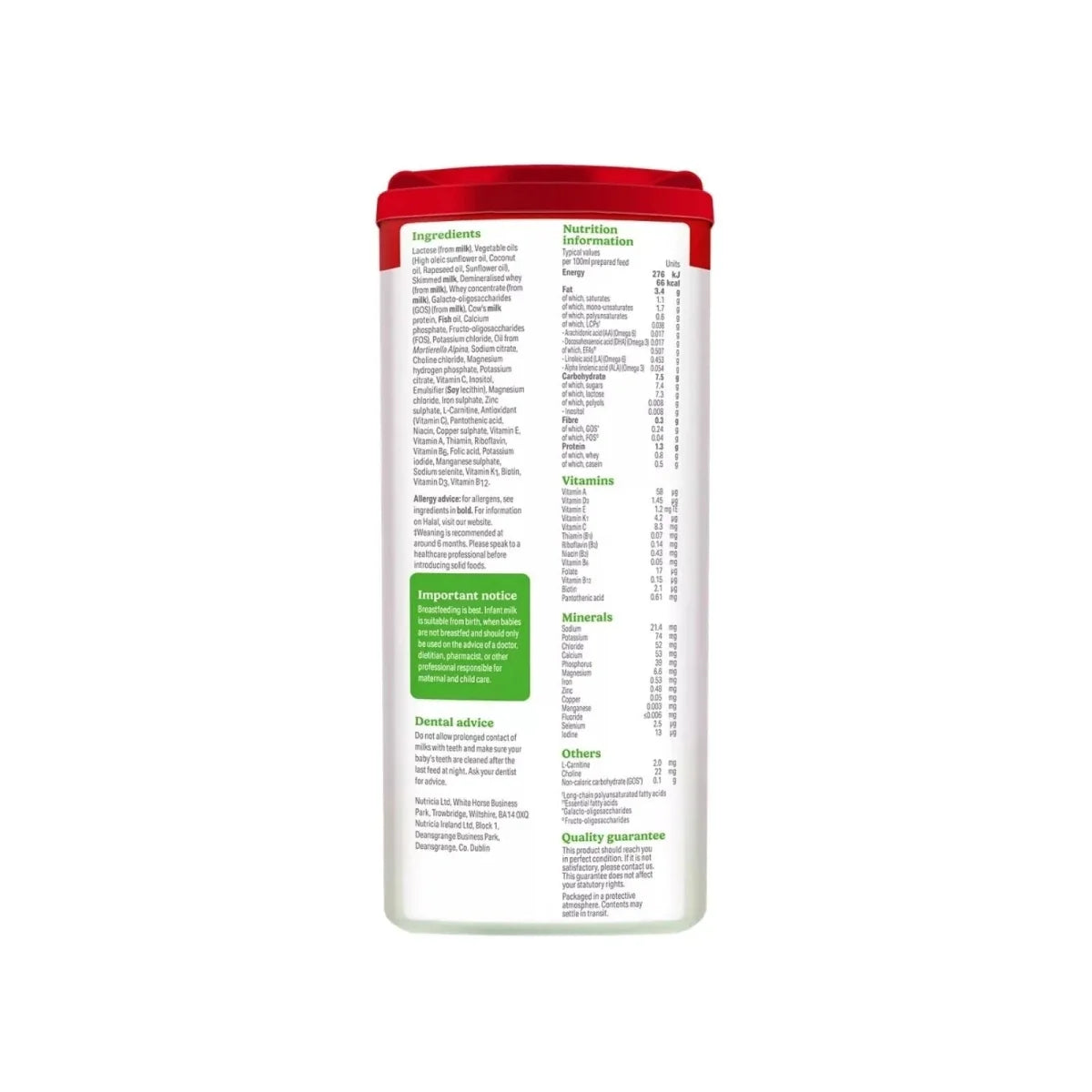 Cow & Gate 1 First Infant Milk Formula 0-6 months 800g