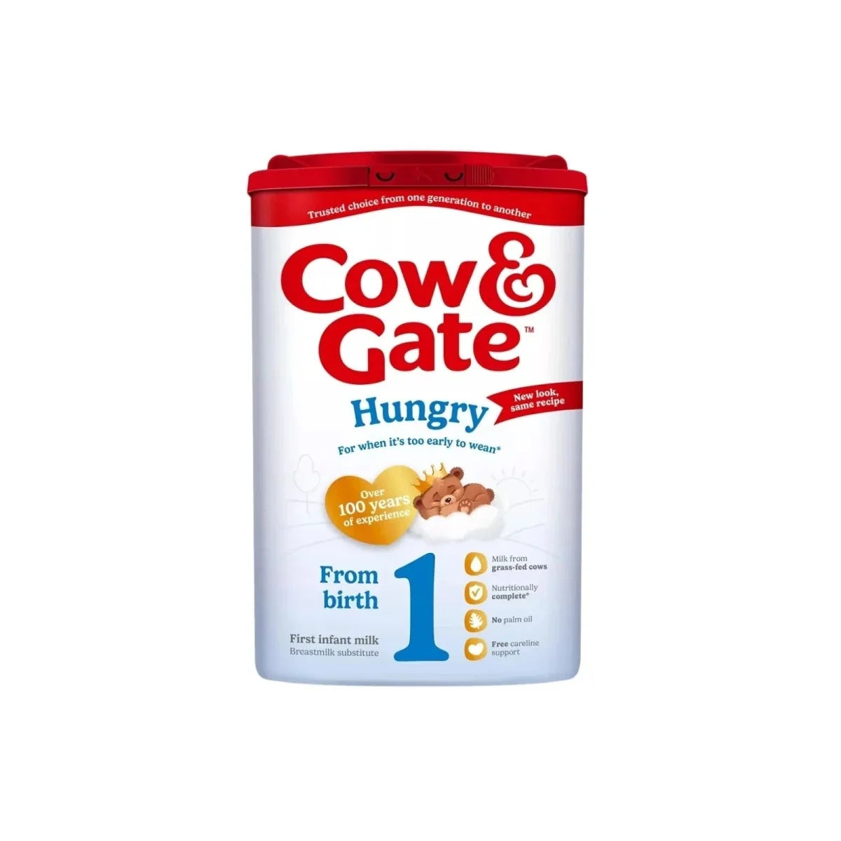Cow & Gate 1 Hungry Baby Milk Formula 0-6 months 800g