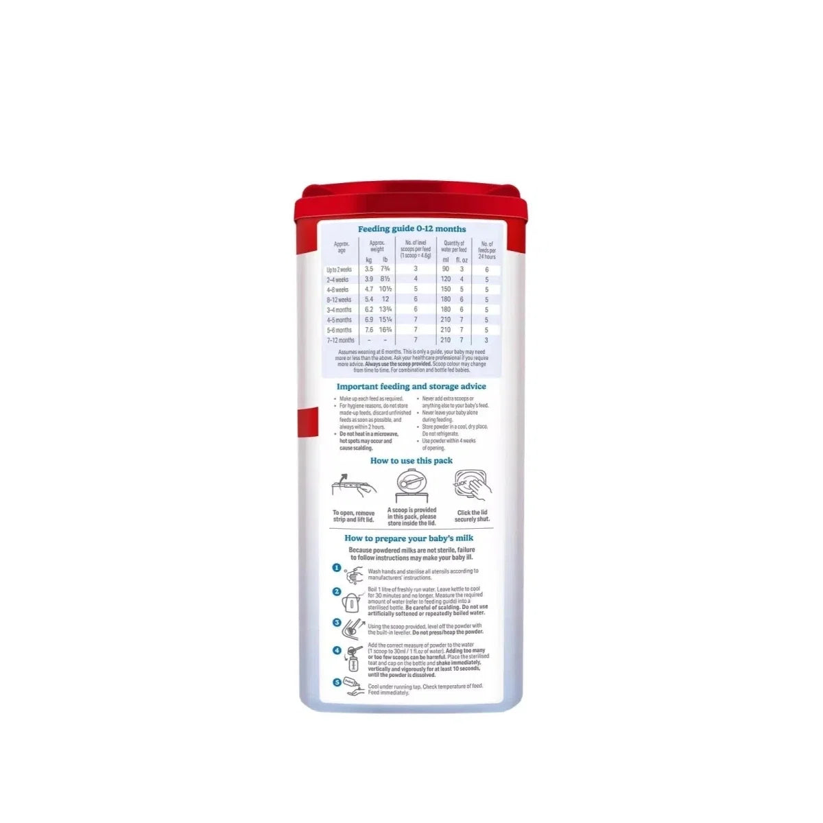 Cow & Gate 1 Hungry Baby Milk Formula 0-6 months 800g