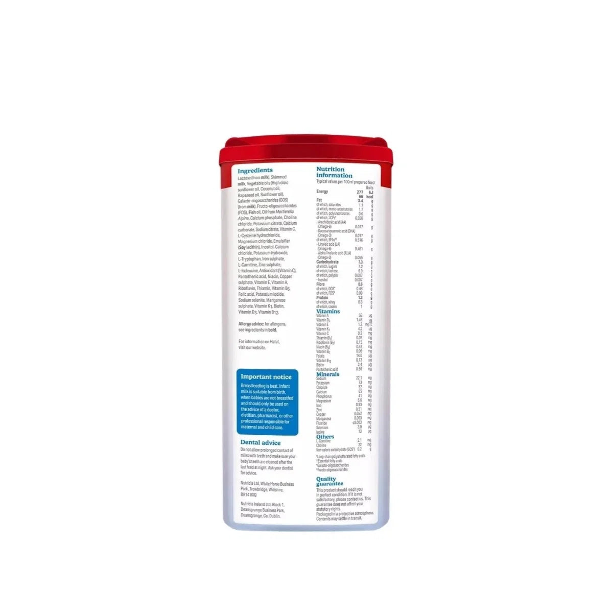 Cow & Gate 1 Hungry Baby Milk Formula 0-6 months 800g