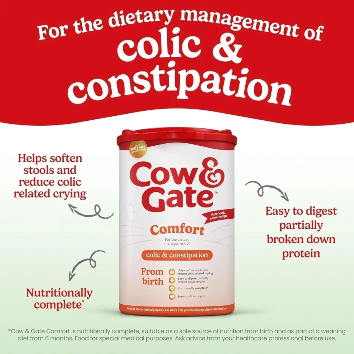 Cow & Gate Comfort Milk Formula 0-12 months