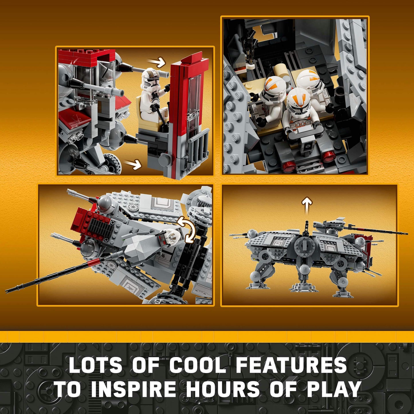 Lego Star Wars 75337 AT-TE Walker Buildable Playset for Ages 9 and Up