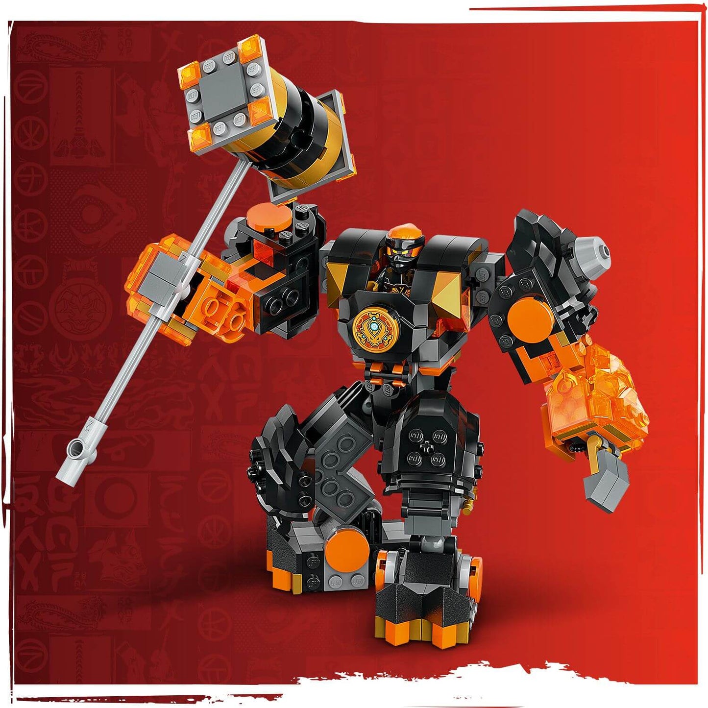 Lego Ninjago 71806 Cole's Elemental Earth Mech Playset for Ages 7 & Up