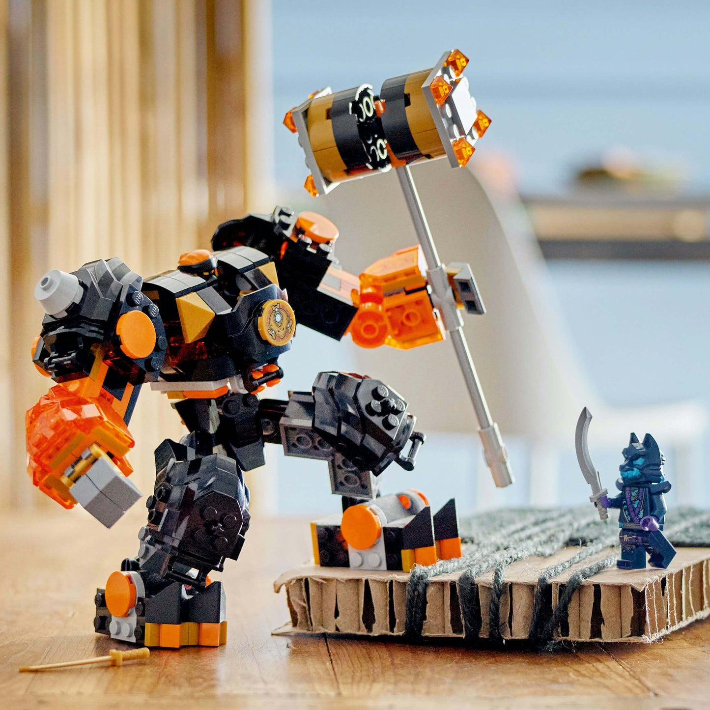 Lego Ninjago 71806 Cole's Elemental Earth Mech Playset for Ages 7 & Up