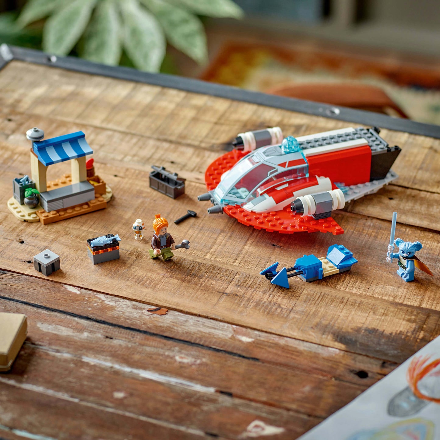 Lego Star Wars 75384 The Crimson Firehawk Toy Playset for Ages 4 & Up