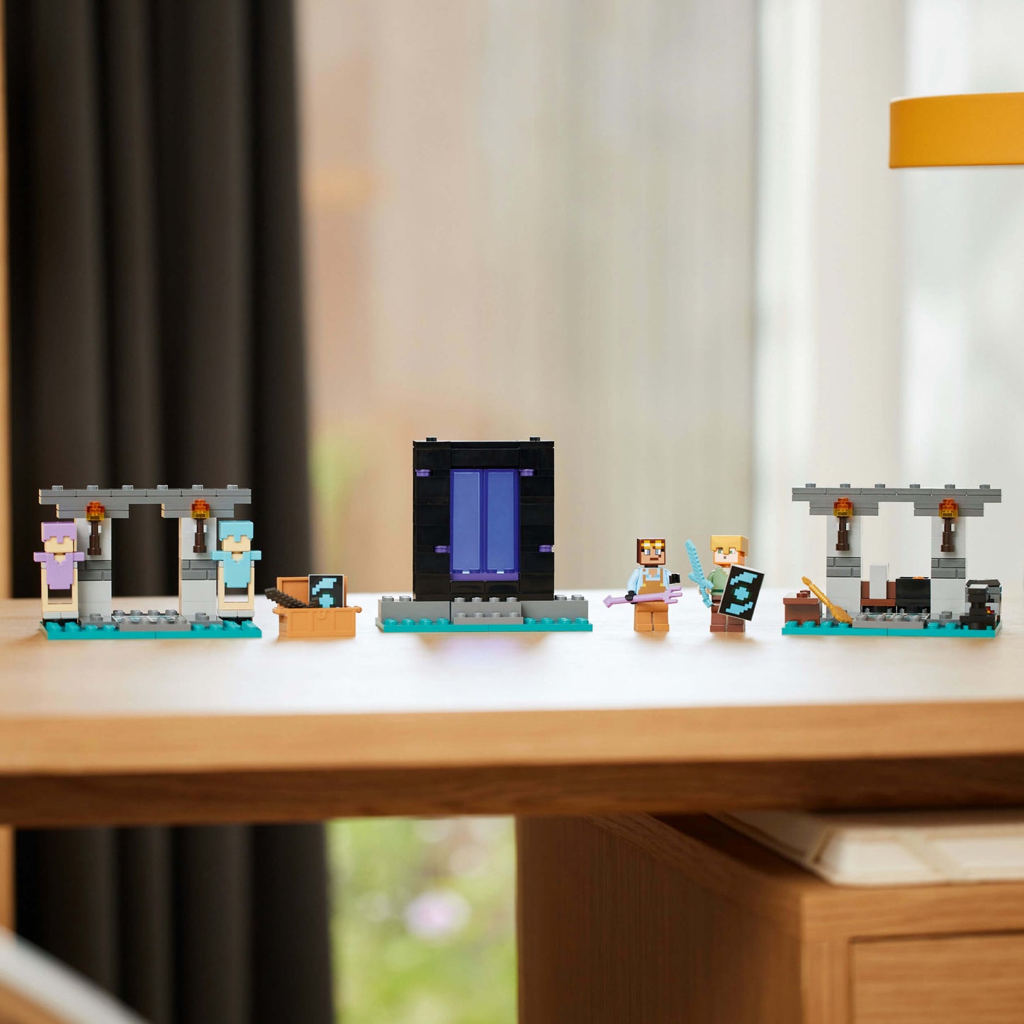 Lego Minecraft 21252 The Armoury Buildable Toy Playset for Ages 8 & Up