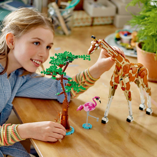 Lego Creator 3 in 1 31150 Wild Safari Animals Playset for Ages 9 & Up