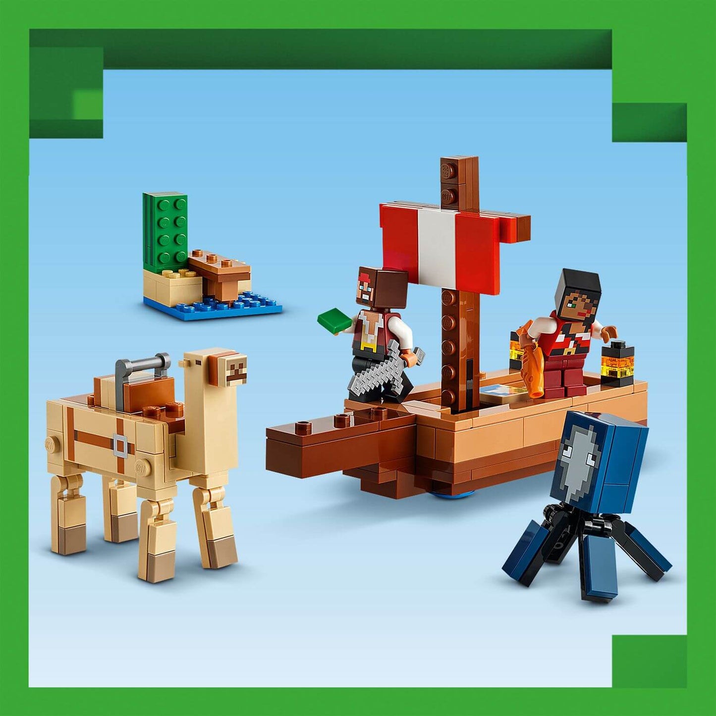 Lego Minecraft 21259 The Pirate Ship Voyage Toy Playset for Ages 8+