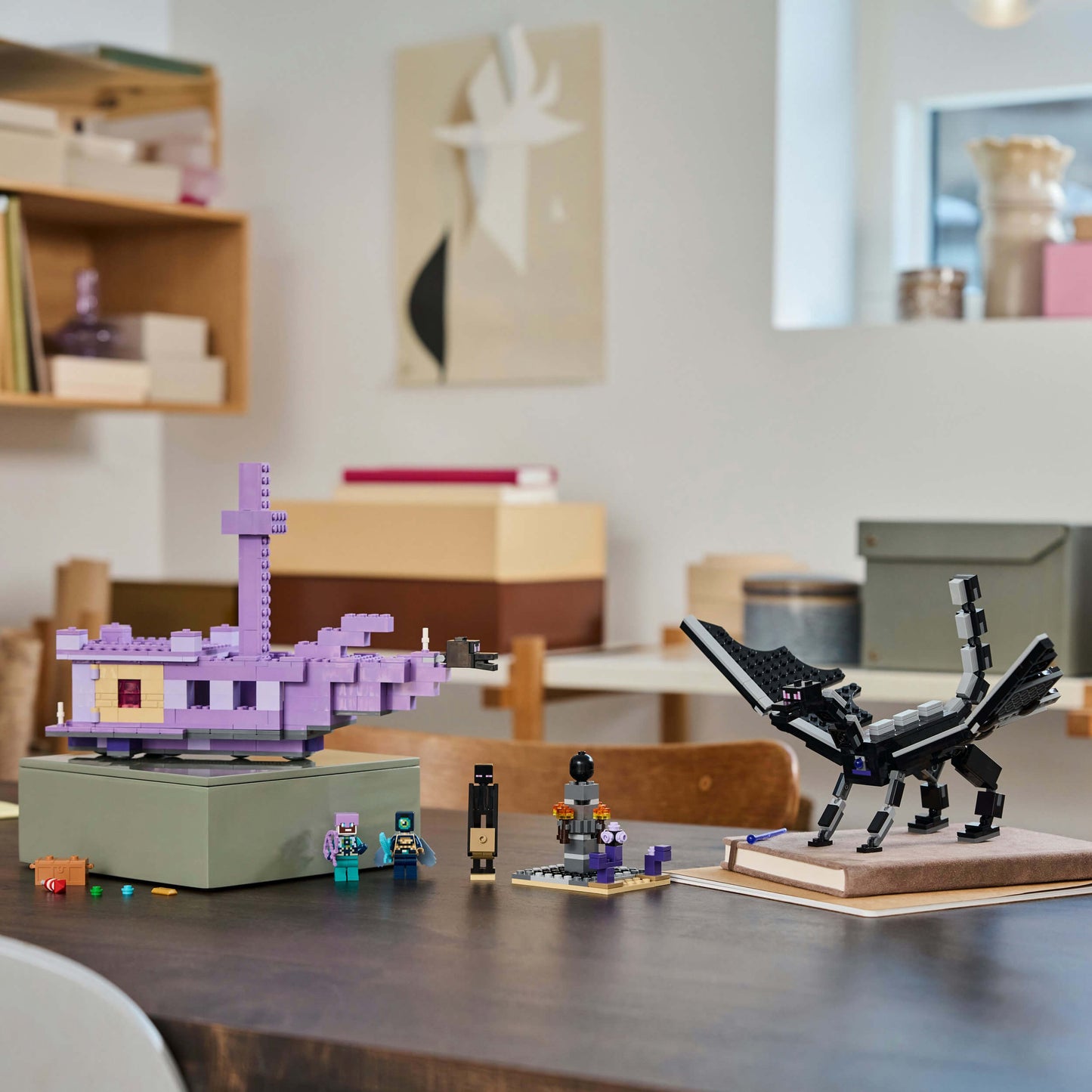 Lego Minecraft 21264 The Ender Dragon and End Ship for Ages 8 and Up