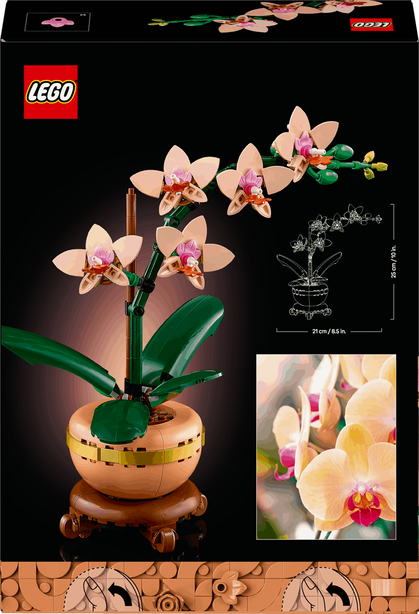 Lego Botanicals 10343 Mini Orchid Building Set for Adults Ages 18 & Up