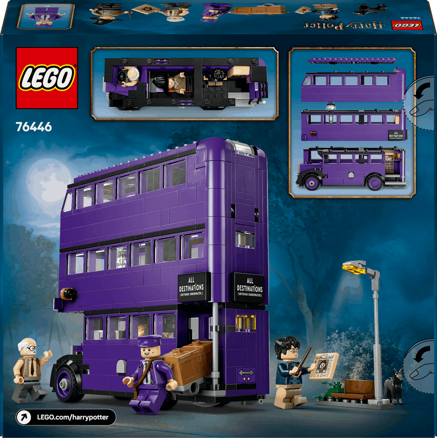 Lego Harry Potter 76446 Knight Bus Adventure Playset for Ages 8 and Up