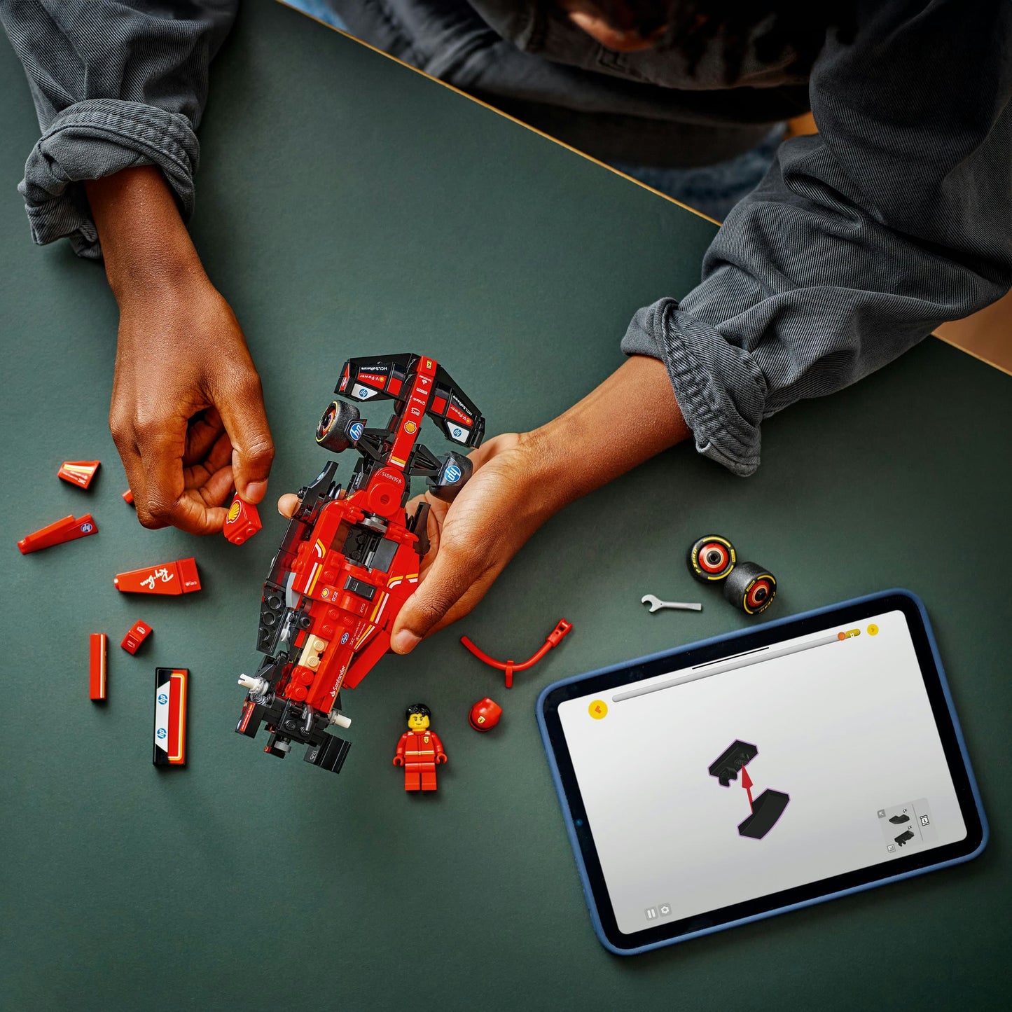 Lego Speed Champions 77242 Ferrari SF-24 F1 Race Car for Ages 10 & Up