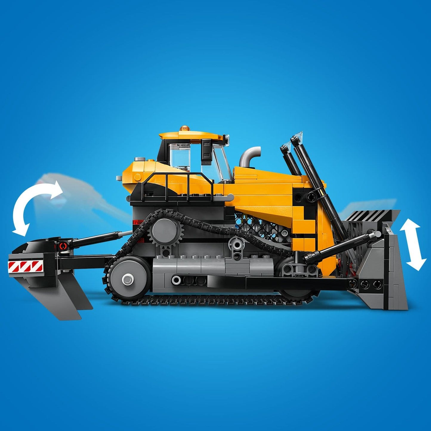 Lego City Big Vehicles 60466 Yellow Bulldozer Playset for Ages 8 & Up