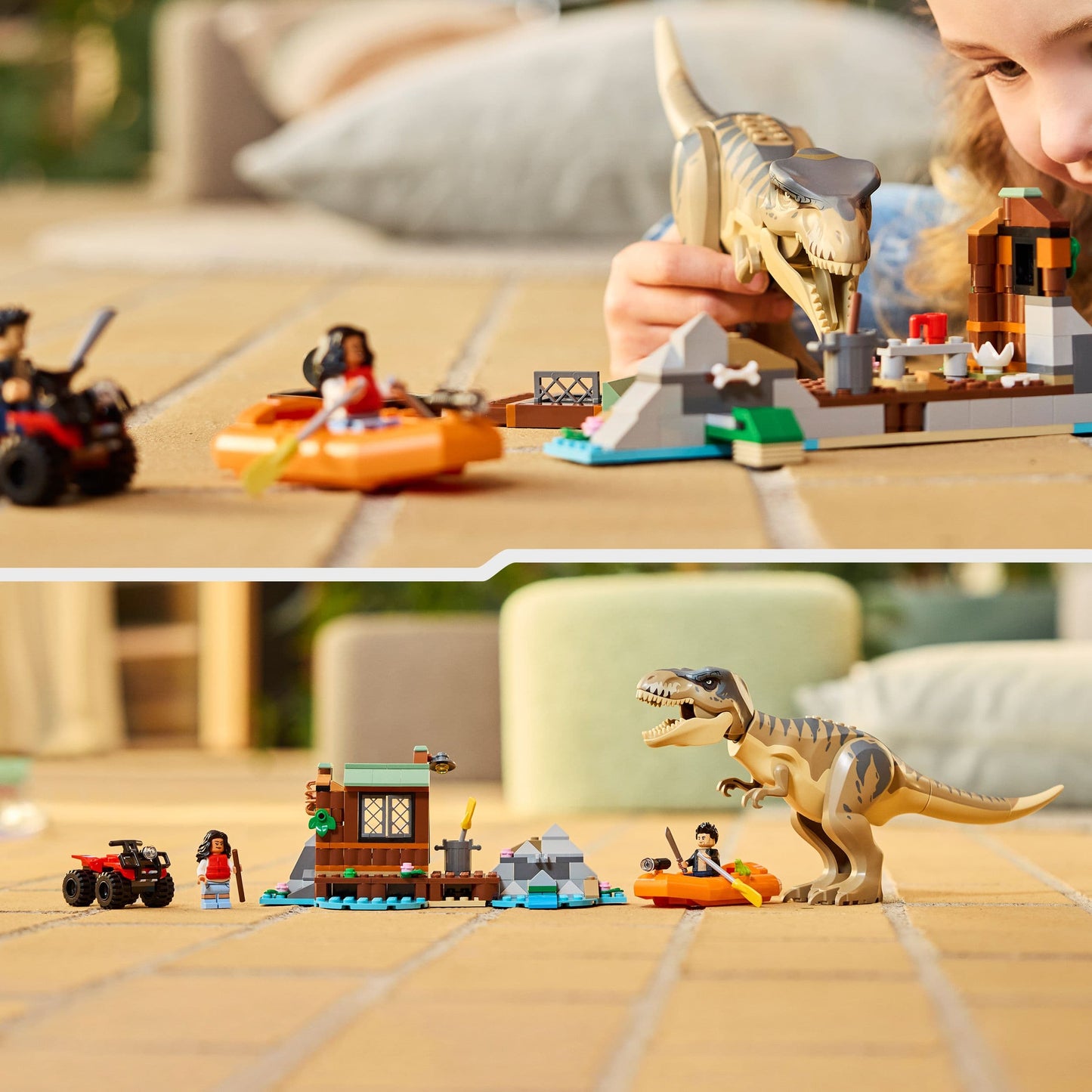 Lego Jurassic World 76975 T. rex River Escape Playset for Age 5 and Up