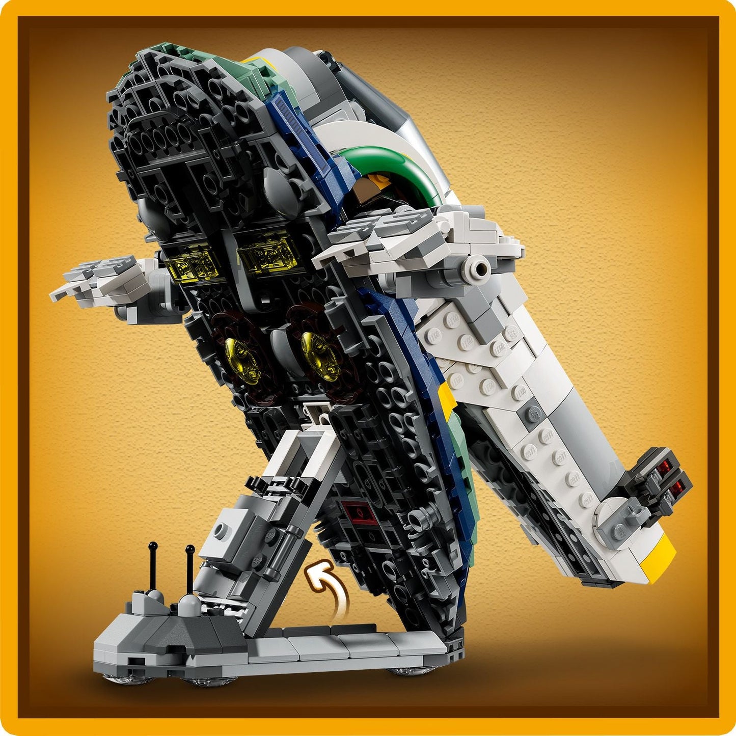 Lego Star Wars 75433 Jango Fett's Starship Buildable Playset for Ages 9+
