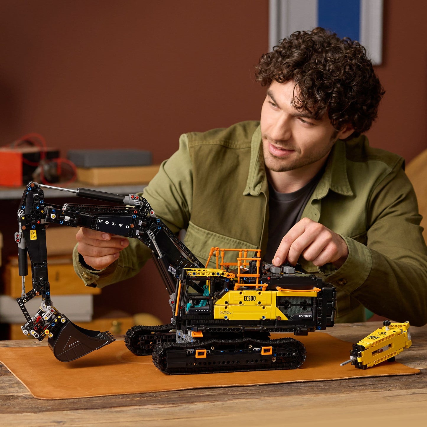 Lego Technic 42215 Volvo EC500 Hybrid Excavator for Adults Ages 18+