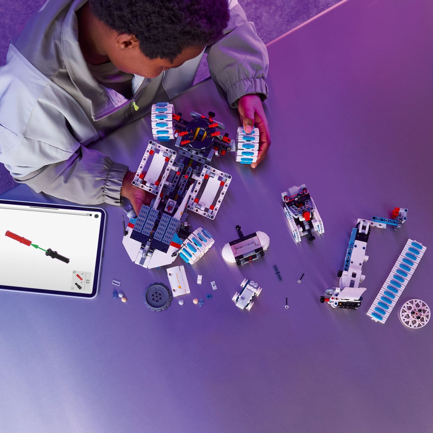 Lego Technic 42211 Lunar Outpost Moon Rover Space Vehicle for Ages 10+