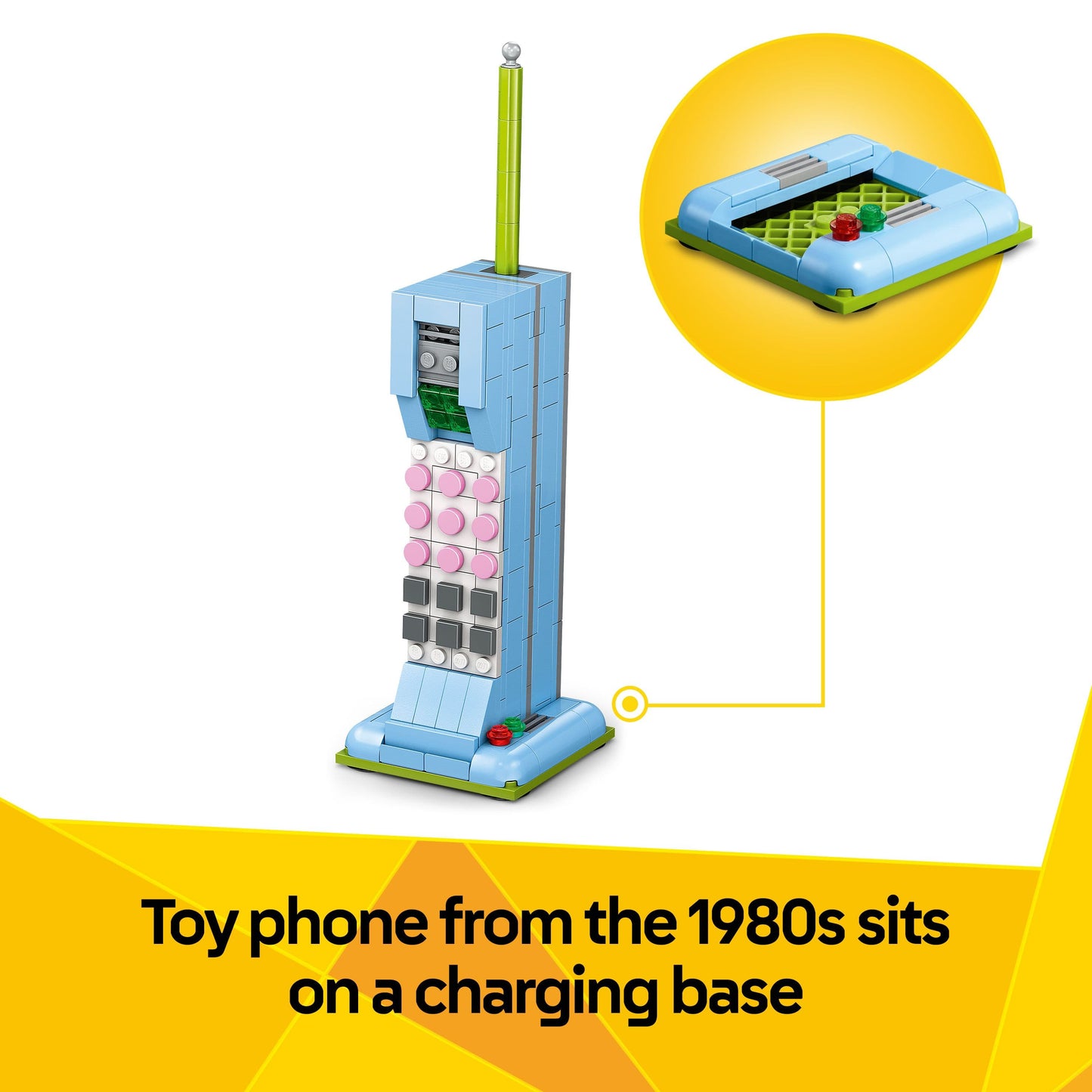 Lego Creator 3 in 1 31174 Retro Telephone Rebuildable Set for Ages 8+