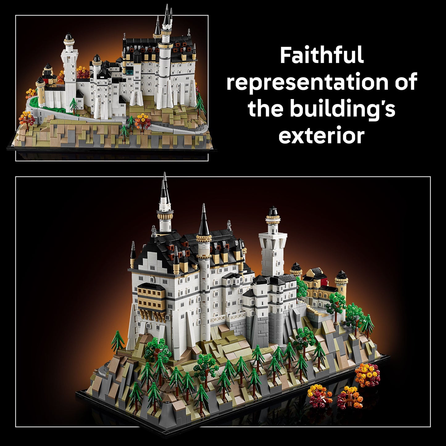 Lego Architecture 21063 Neuschwanstein Castle Set for Adults Ages 18+