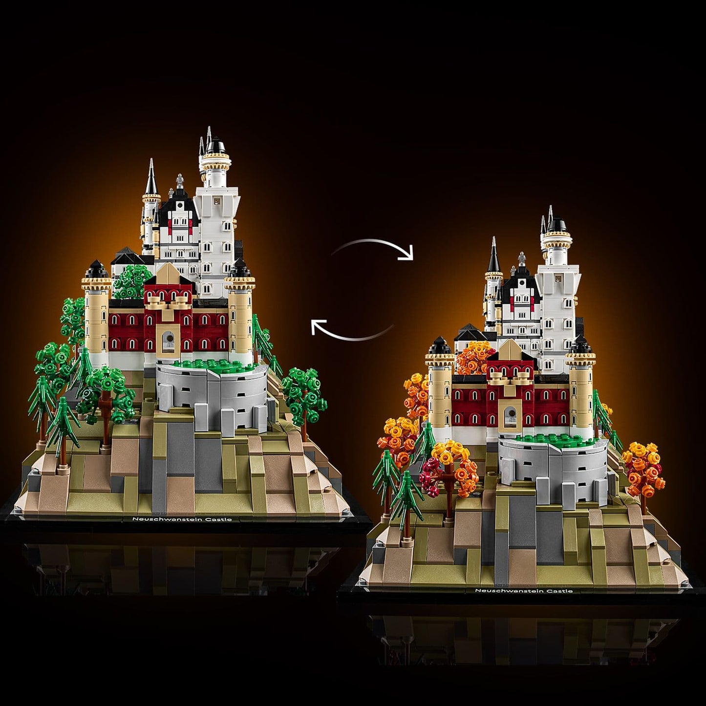 Lego Architecture 21063 Neuschwanstein Castle Set for Adults Ages 18+