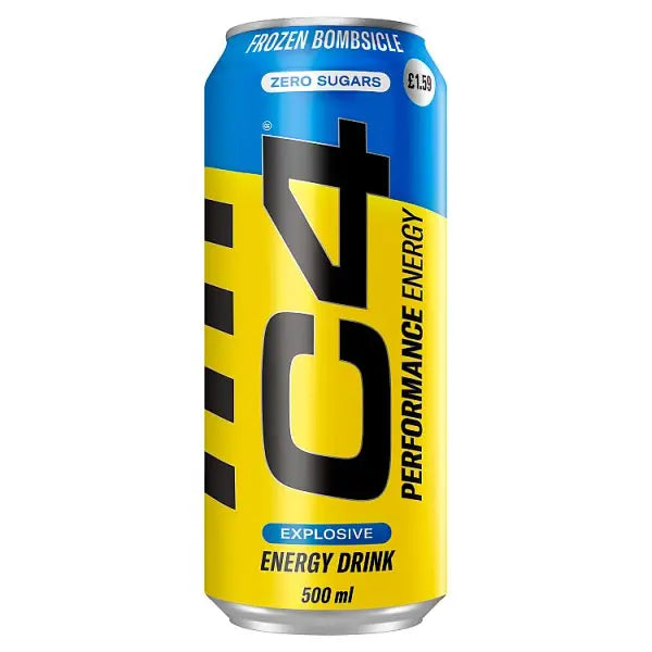 C4 Performance Energy Frozen Bombsicle Energy Drink 500ml (Case of 12)
