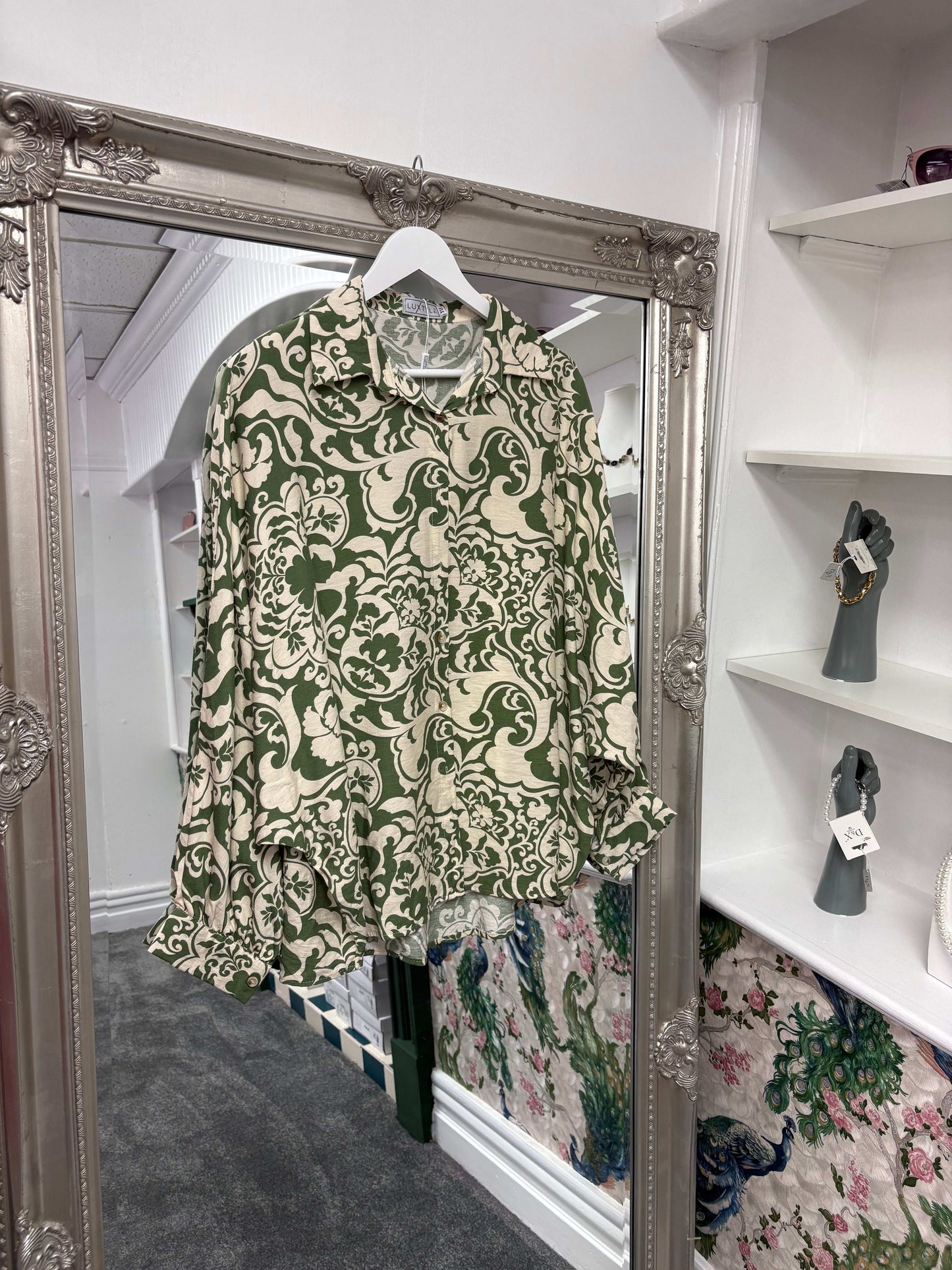 Luxtyle Patterned Blouse – One Size (Fits 8–18)