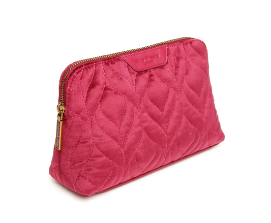 Alice Wheeler Velvet Make Up Bag (Available in Fig & Lime Green)
