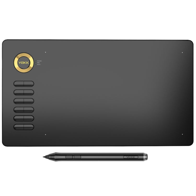 VEIKK A15 10x6 inch 5080 LPI Smart Touch Electronic Graphic Tablet, with Type-C Interface, A15 Red, A15 Gold, A15 Blue