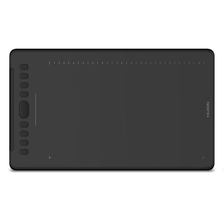 HUION H1161 5080 LPI Touch Strip Art Drawing Tablet for Fun, with Battery-free Pen & Pen Holder