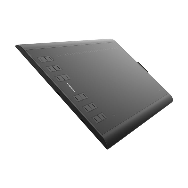 HUION Inspiroy H1060P 5080 LPI 12 Press Keys Art Drawing Tablet for Fun, with Battery-free Pen & Pen Holder