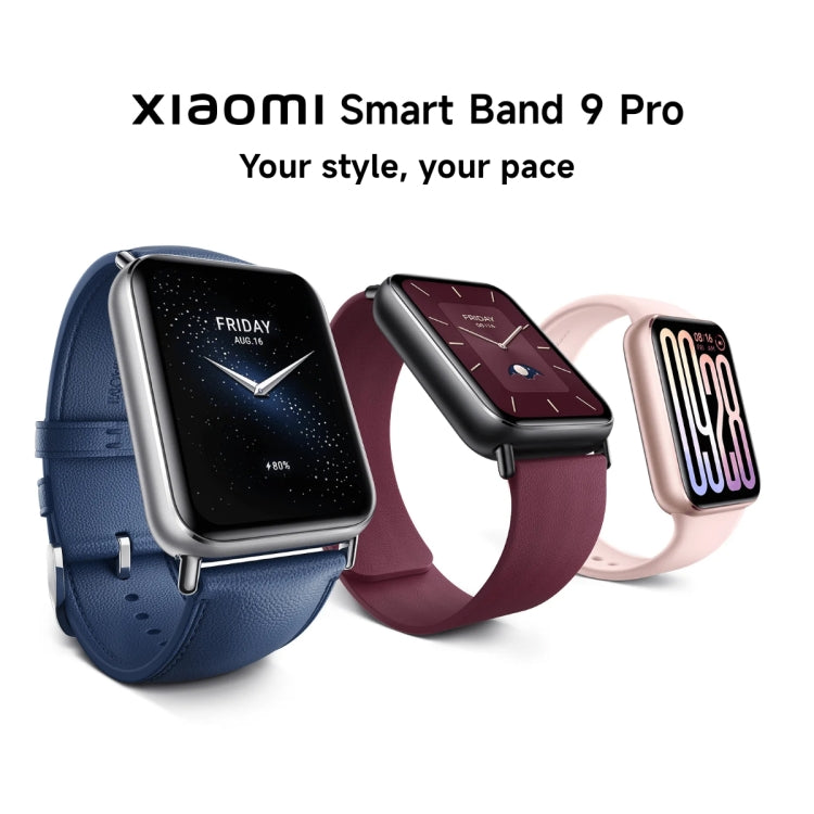 Original Xiaomi Smart Band 9 Pro 1.74 inch AMOLED Screen 5ATM Waterproof Smart Watch, Support Blood Oxygen / Heart Rate Monitor (Pink)