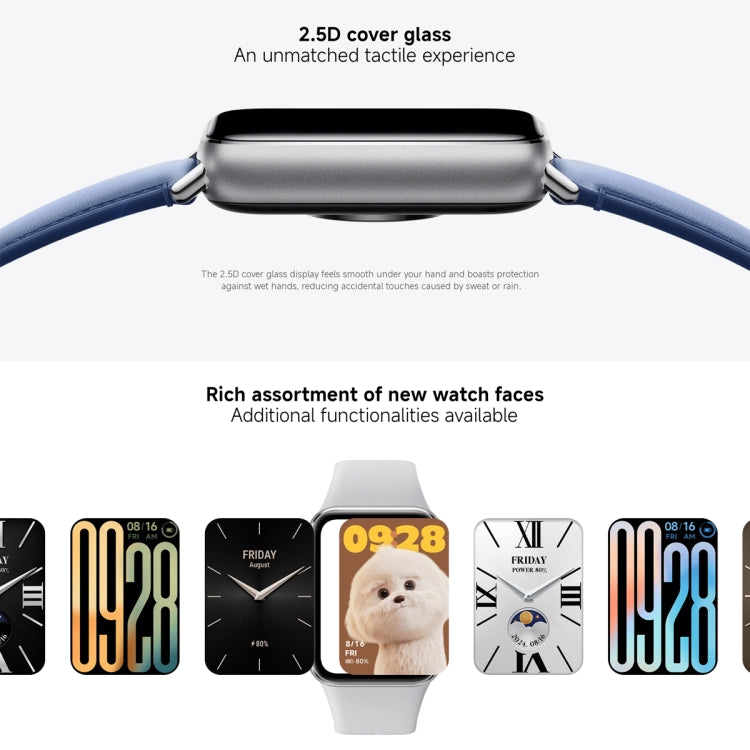 Original Xiaomi Smart Band 9 Pro 1.74 inch AMOLED Screen 5ATM Waterproof Smart Watch, Support Blood Oxygen / Heart Rate Monitor (Silver)