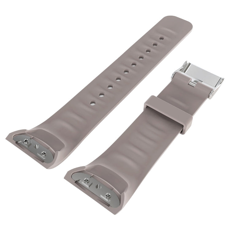 Solid Color Leather Watch Band for Galaxy Gear Fit2 R360