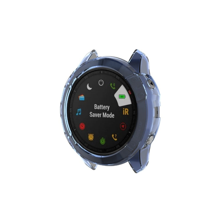 For Garmin Fenix 6X TPU Half Coverage Smart Watch Protevtice Case, For Garmin Fenix 6X
