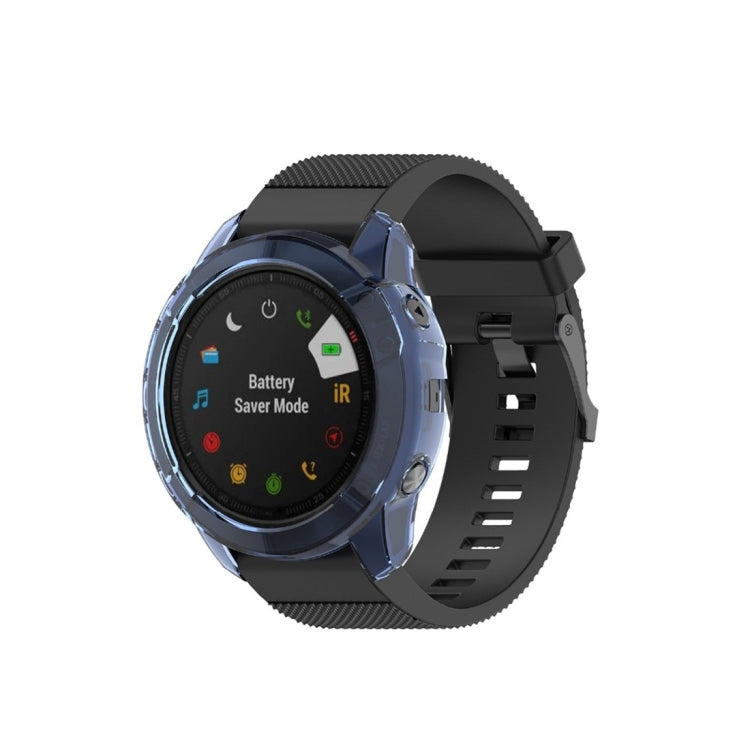 For Garmin Fenix 6X TPU Half Coverage Smart Watch Protevtice Case, For Garmin Fenix 6X