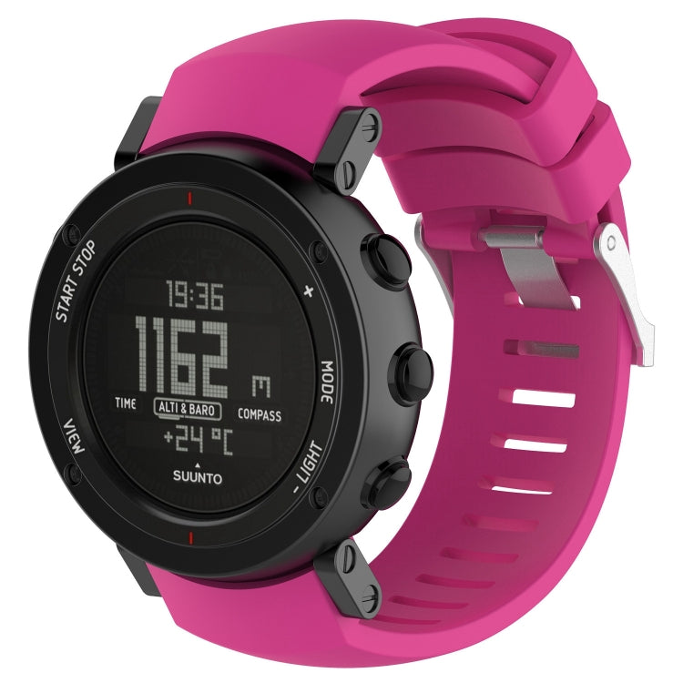 Silicone  Watch Band for SUUNTO Core ALU Black