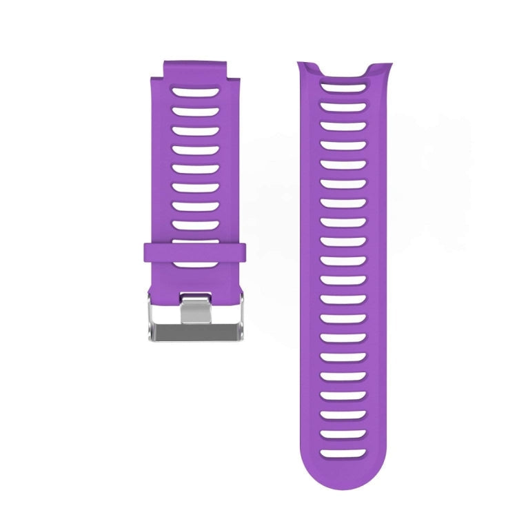 Solid Color Silicone Watch Band for Garmin Forerunner 910XT